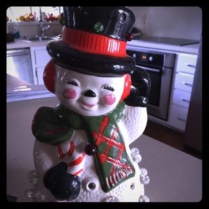 Vintage (candle) light up snowman